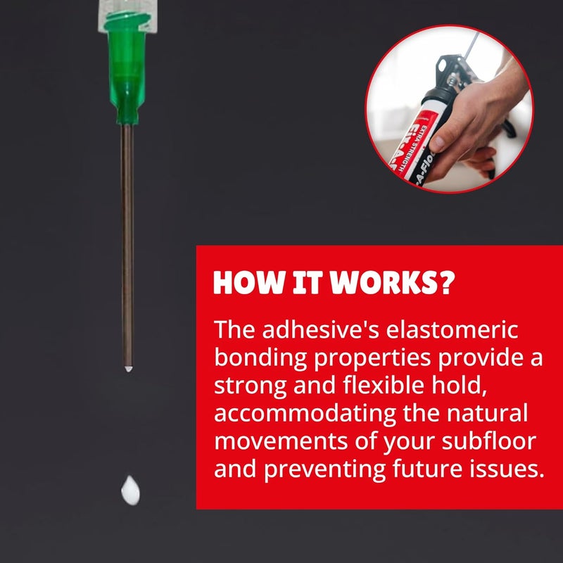 Fix-A-Floor Tile Repair Adhesive – Extra Strength Adhesive for Tile, Marble, Stone, Wood - Easy DIY Repair – Versatile Compatibility - 1 Gallon Jug – Comes with a Syringe Applicator - Image 5